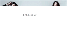 Tablet Screenshot of bebaroque.com